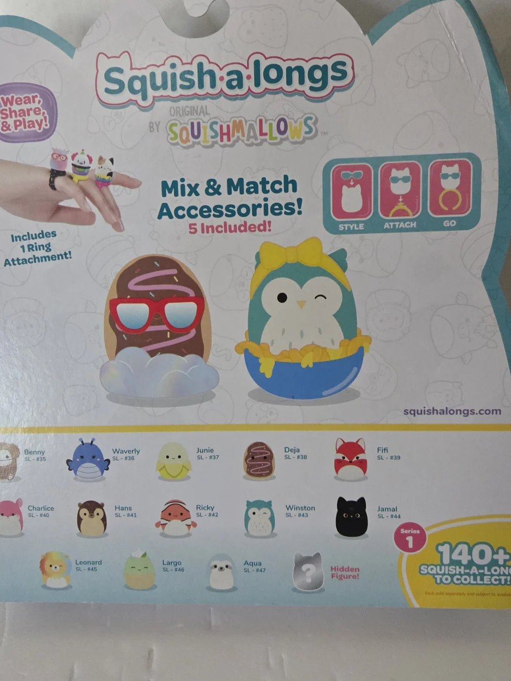 Squishmallows Squish-a-Longs Mini-Squish 1-Inch Figure 14-Pack Series 1 New